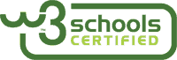 w3schools Certification Logo